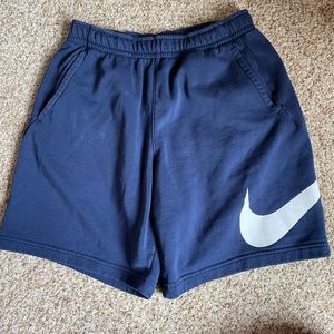 Blue Nike Sweatshorts